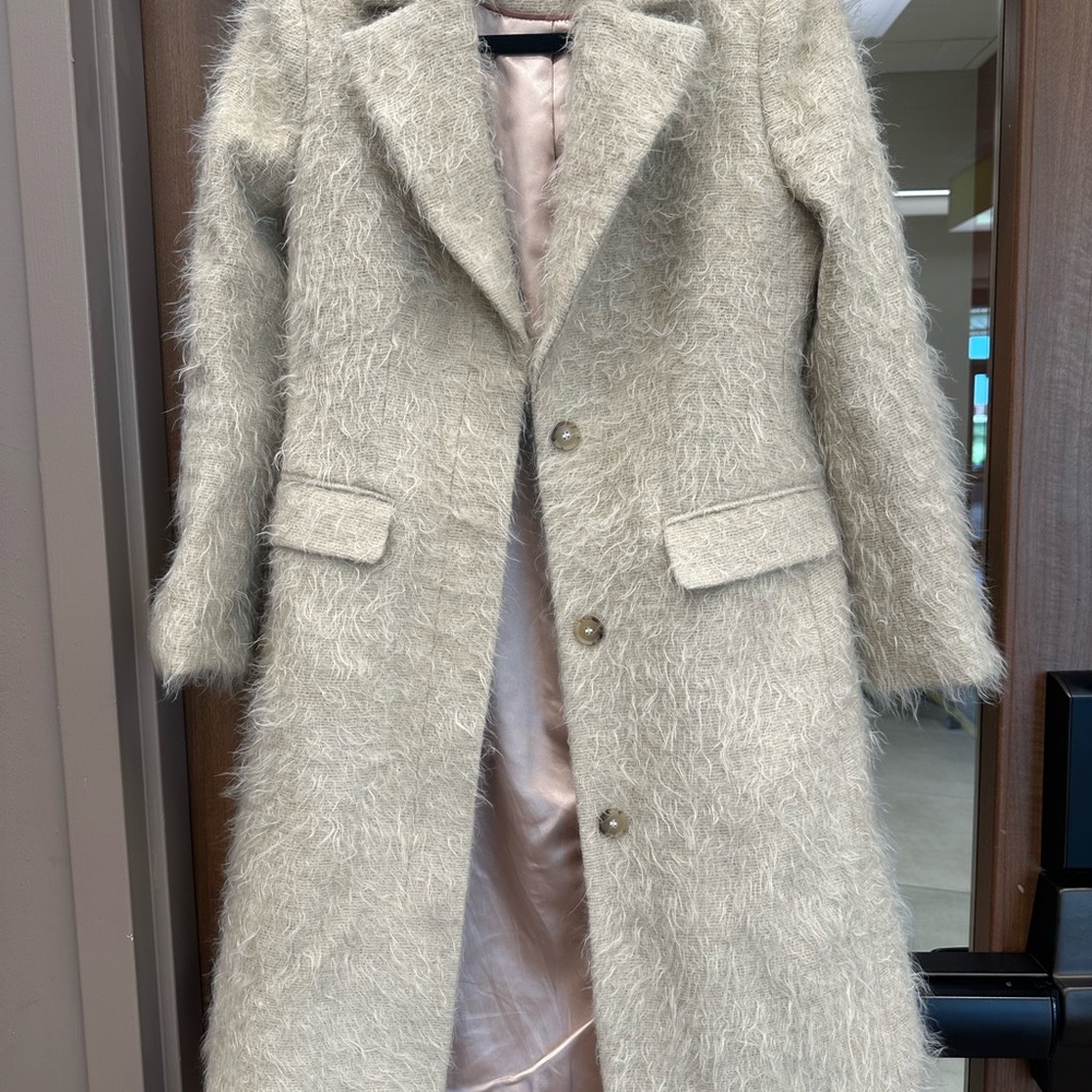 J. Crew Savoy topcoat in brush wool blend.
